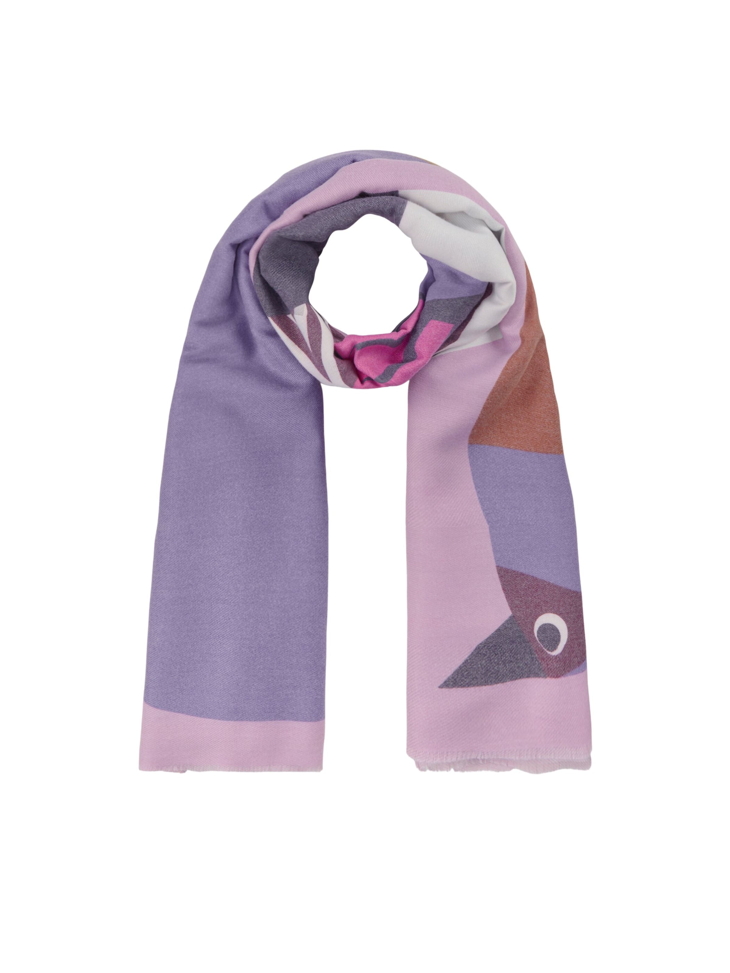 CODELLO Scarf in Purple: front