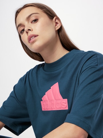 ADIDAS SPORTSWEAR Funktionsbluse 'Future Icons Badge Of Sport' i blå