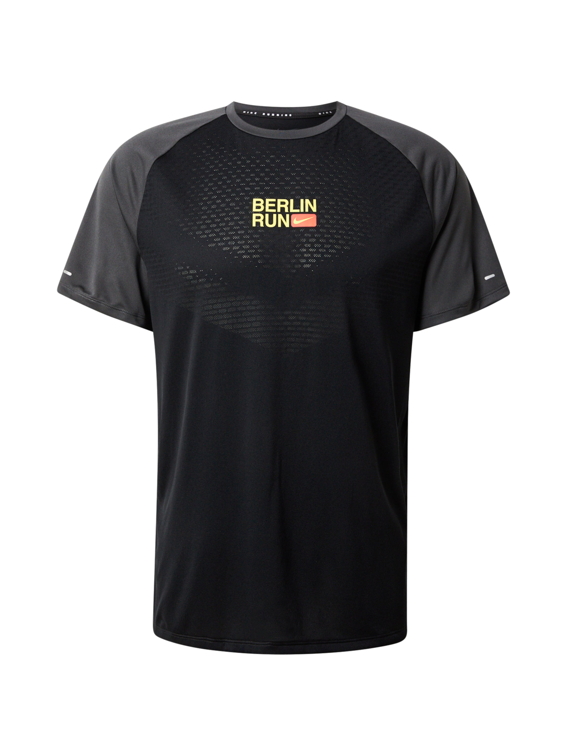 melns NIKE Sporta krekls 'CITY': no priekšpuses