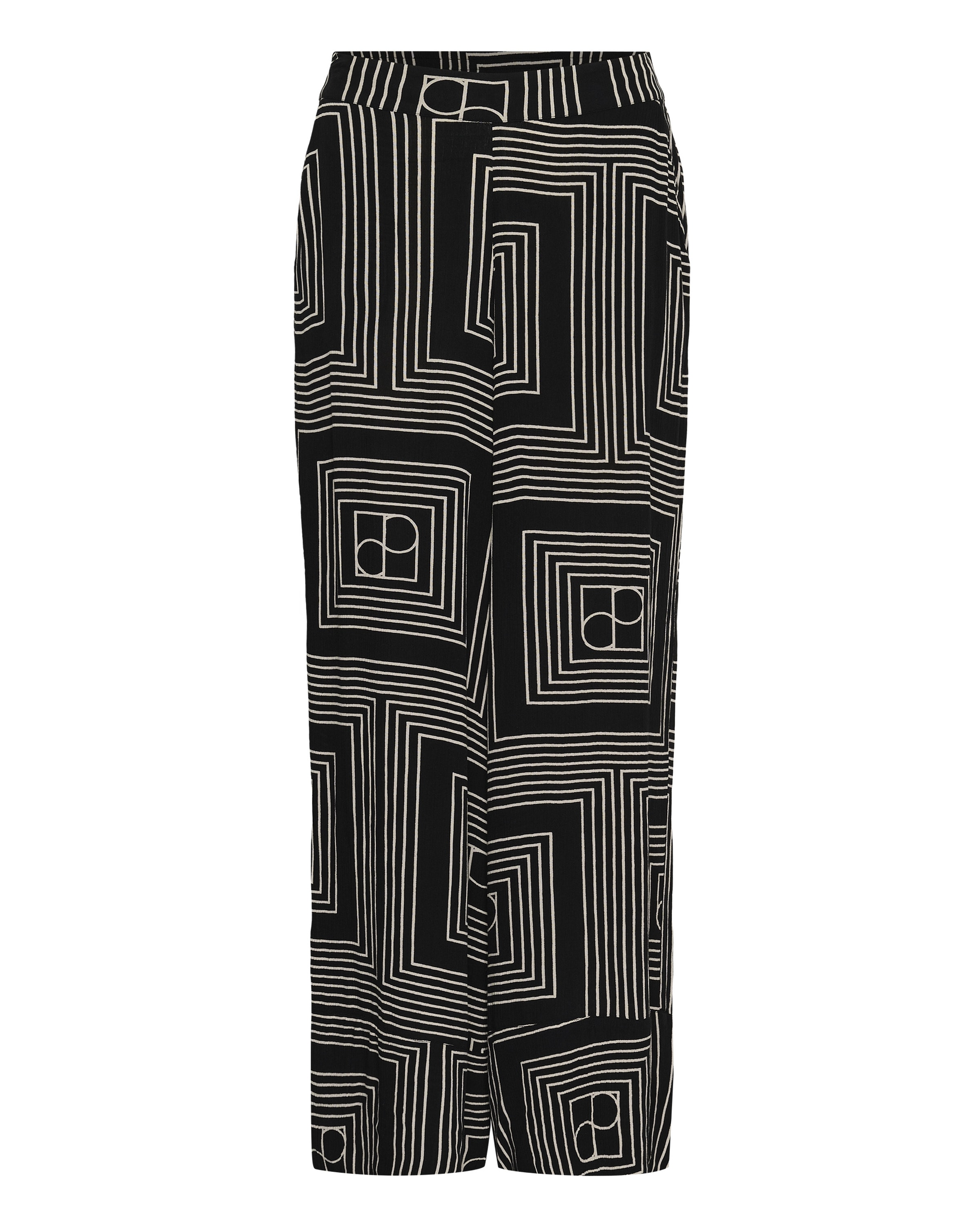 SOAKED IN LUXURY - regular Pantalón 'SLZaya' en negro: frente