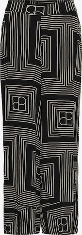 SOAKED IN LUXURY - regular Pantalón 'SLZaya' en negro: frente