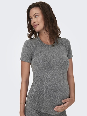 T-shirt fonctionnel Only Maternity en gris