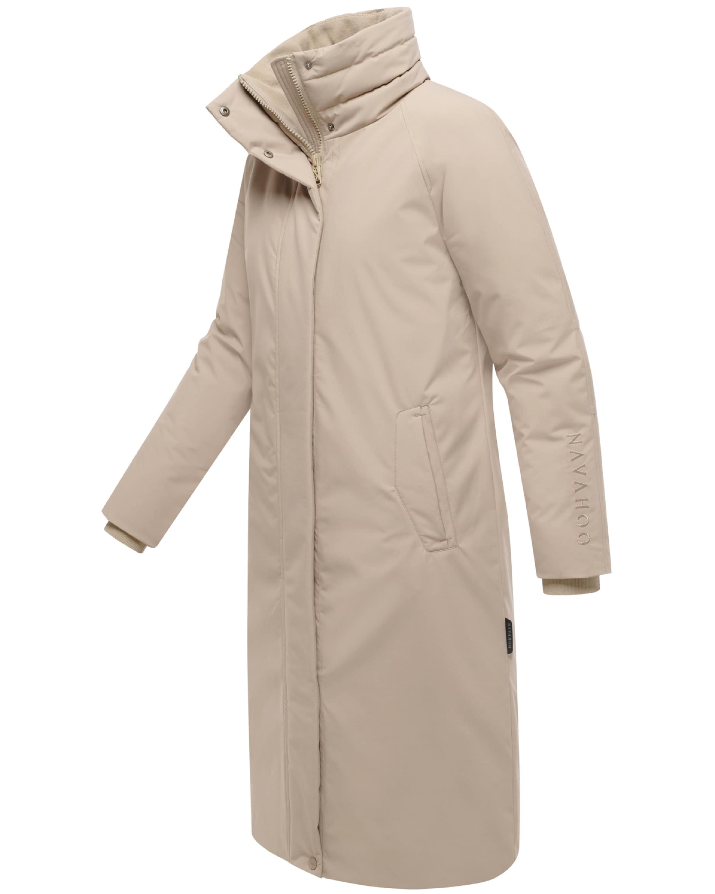 NAVAHOO Winter coat 'Traumblüte 14' in Grey