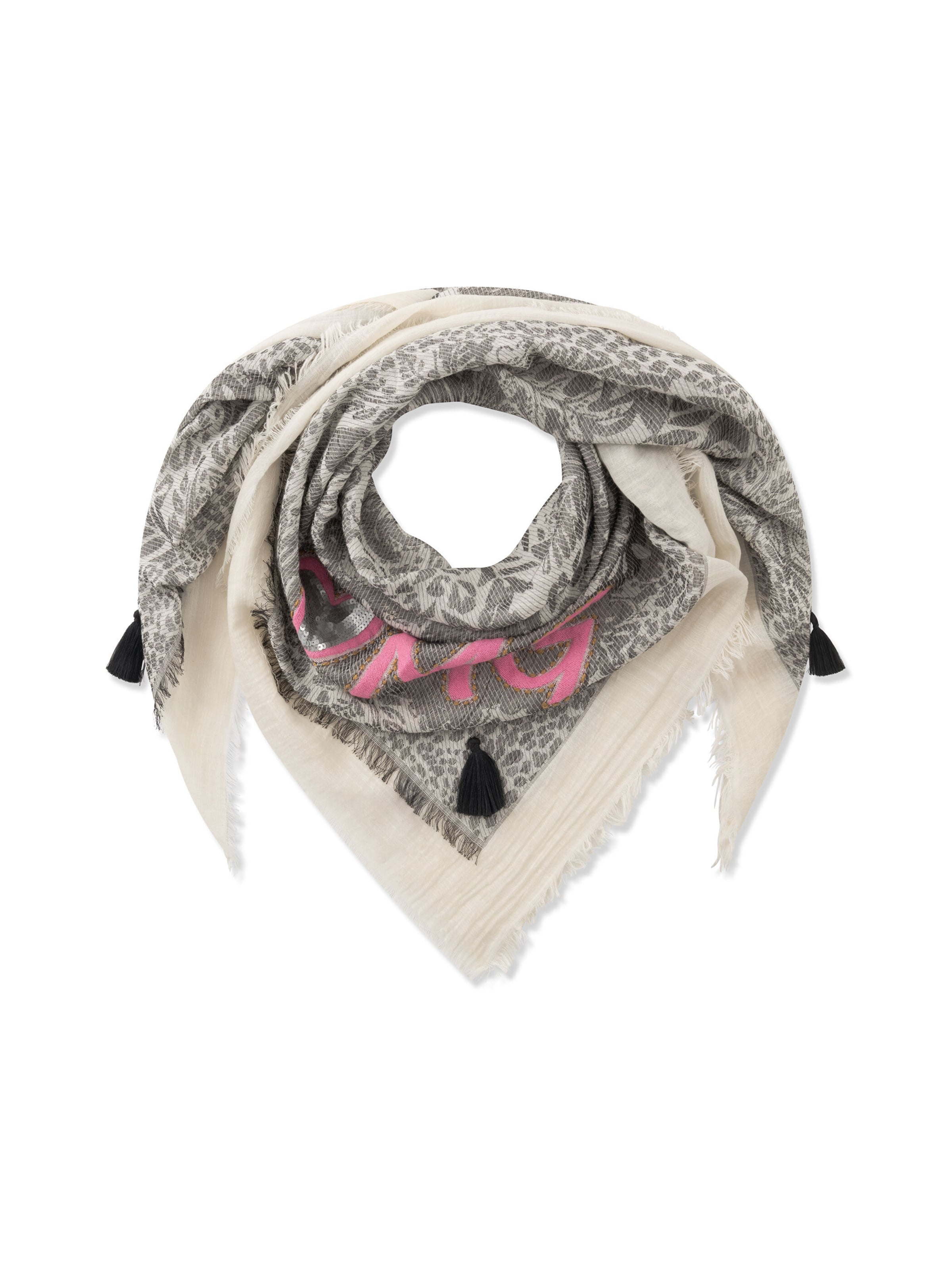Foulard CODELLO en gris : devant