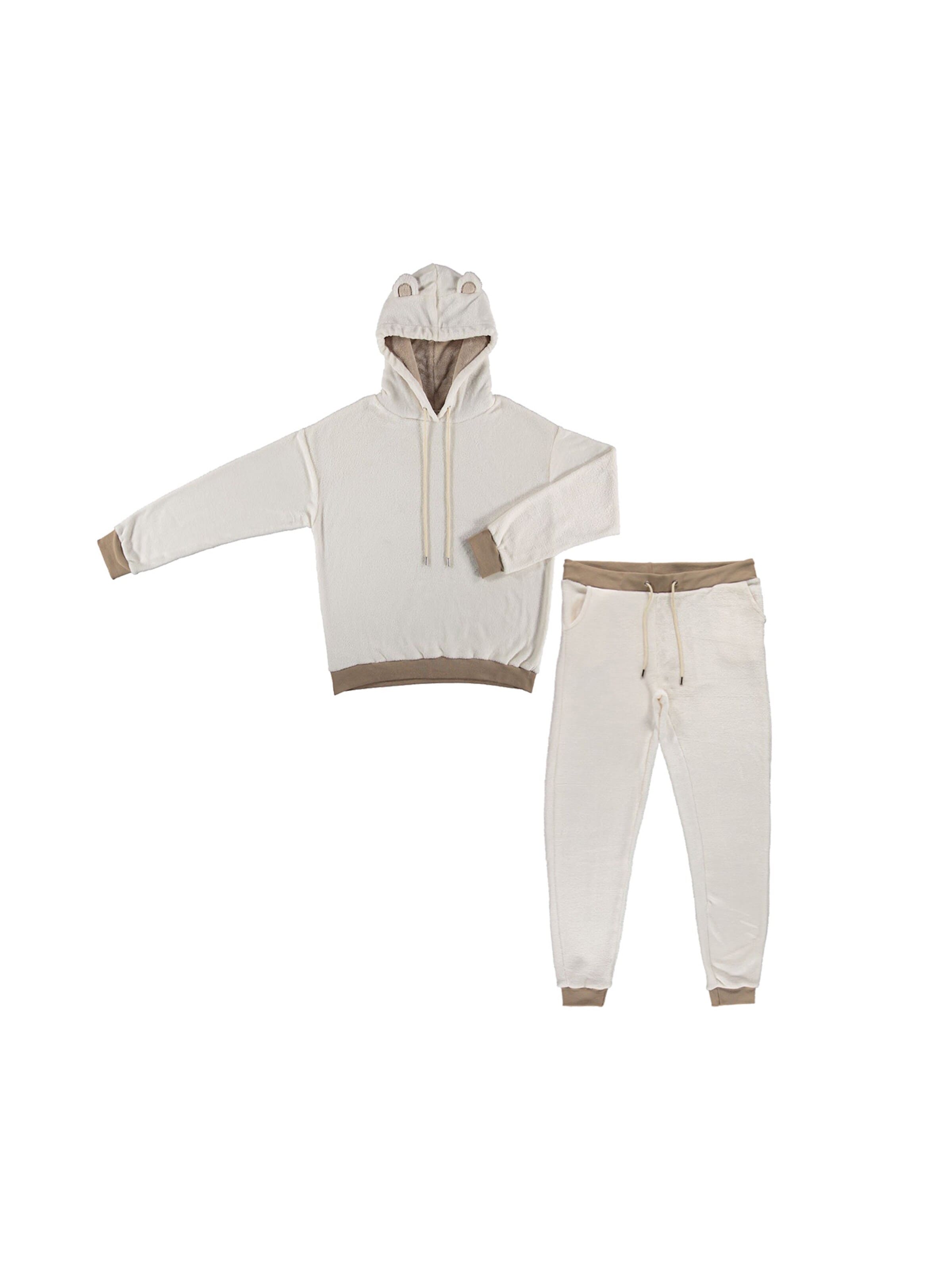 Apollo Sweat suit in Beige: front