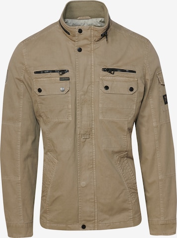 KOROSHI Between-season jacket in Brown: front