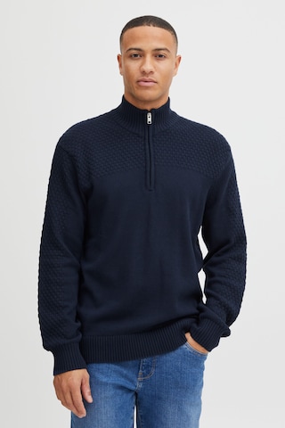 !Solid Sweater in Blue: front