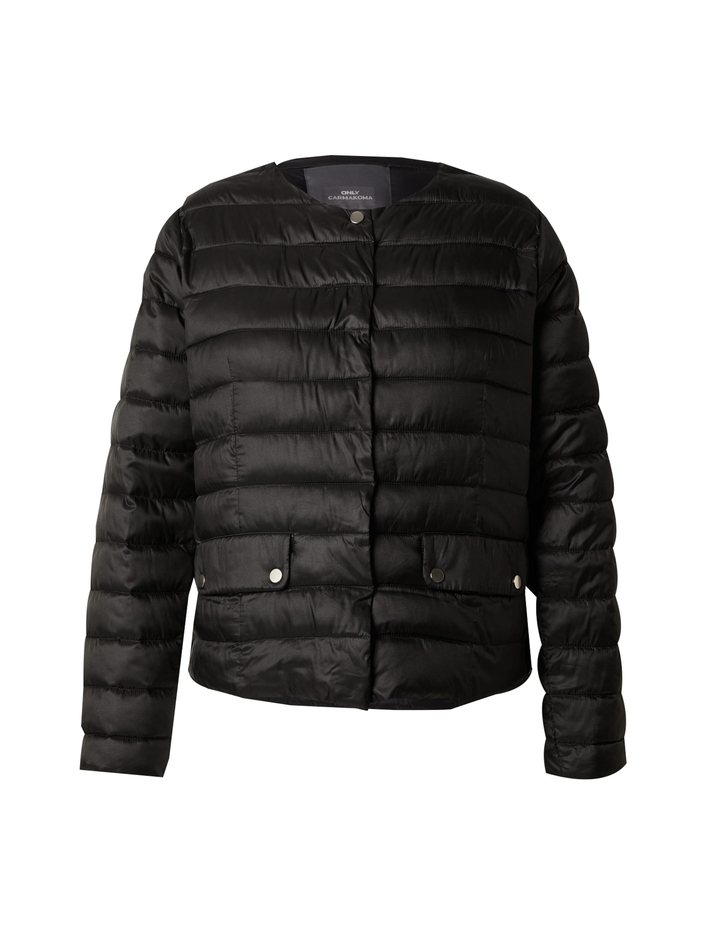 ONLY Carmakoma Преходно яке 'CARVEGA' в черно: отпред