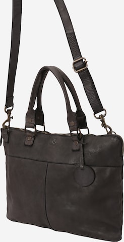 Harbour 2nd Document Bag 'Conny' in Brown: front