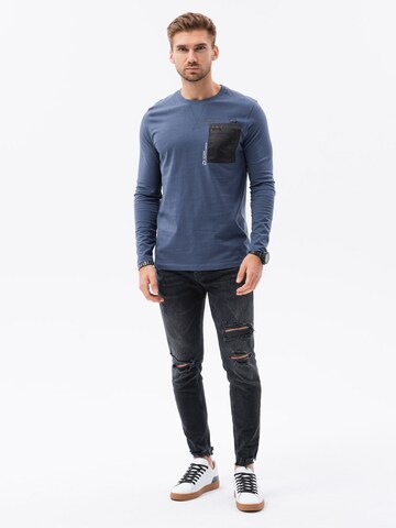 Ombre Shirt 'L130' in Blauw