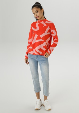 Aniston SELECTED Sweater in Red