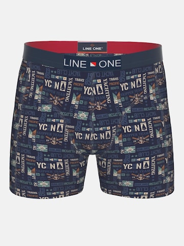Line One Boxer shorts in Blue: front