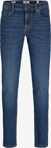 Coupe slim Jean 'Glenn' Jack & Jones Junior en bleu : devant