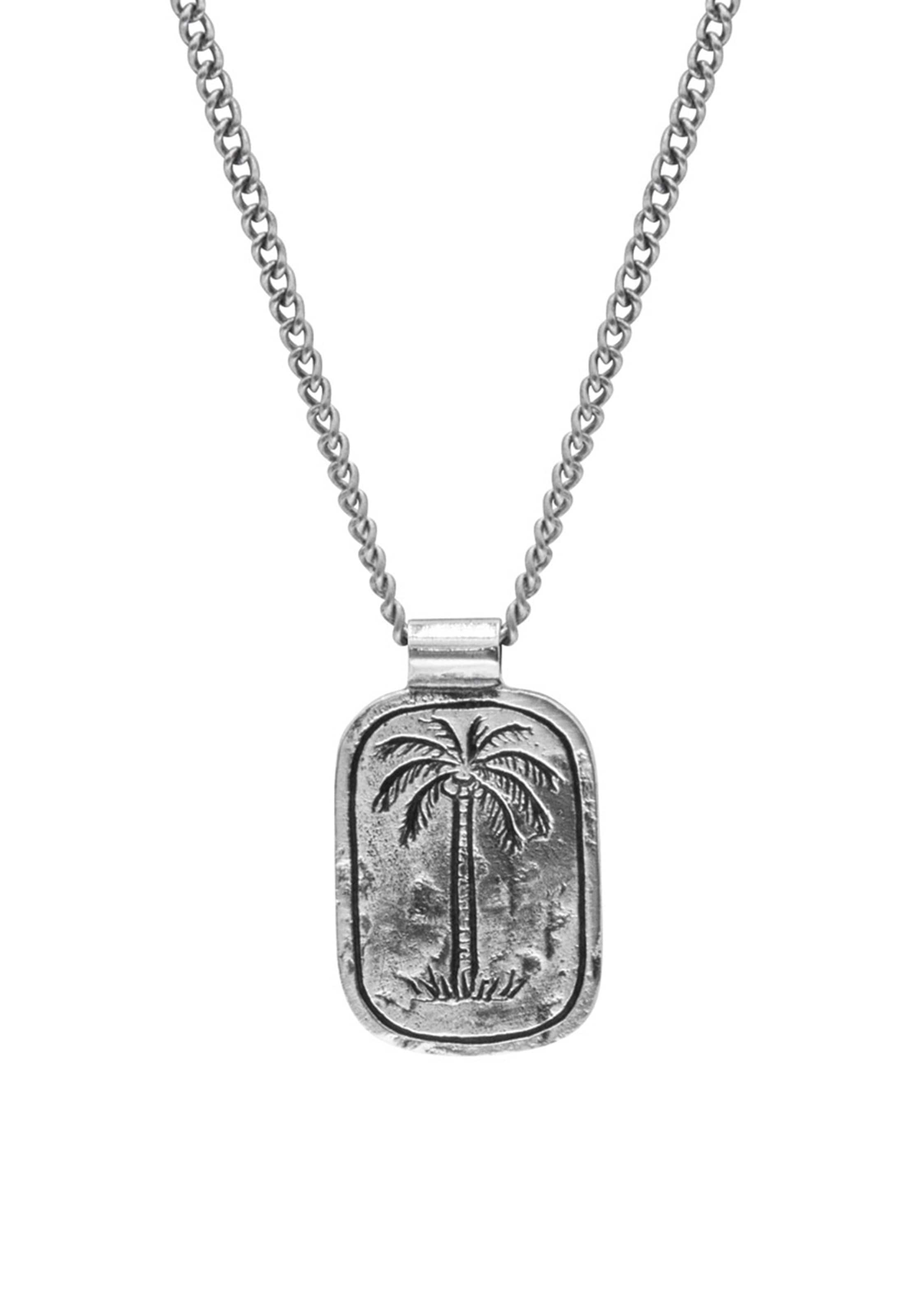 Haze&Glory Necklace 'Coconut Society' in Silver: front