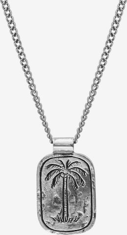 Haze&Glory Necklace 'Palme' in Silver: front