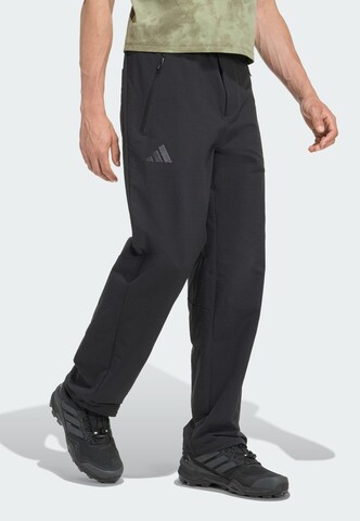 Regular Pantalon outdoor 'Xperior Clima365' ADIDAS TERREX en noir : devant