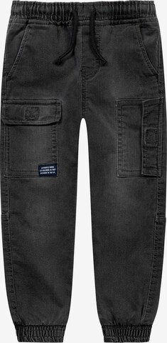 MINOTI Tapered Jeans in Zwart: voorkant