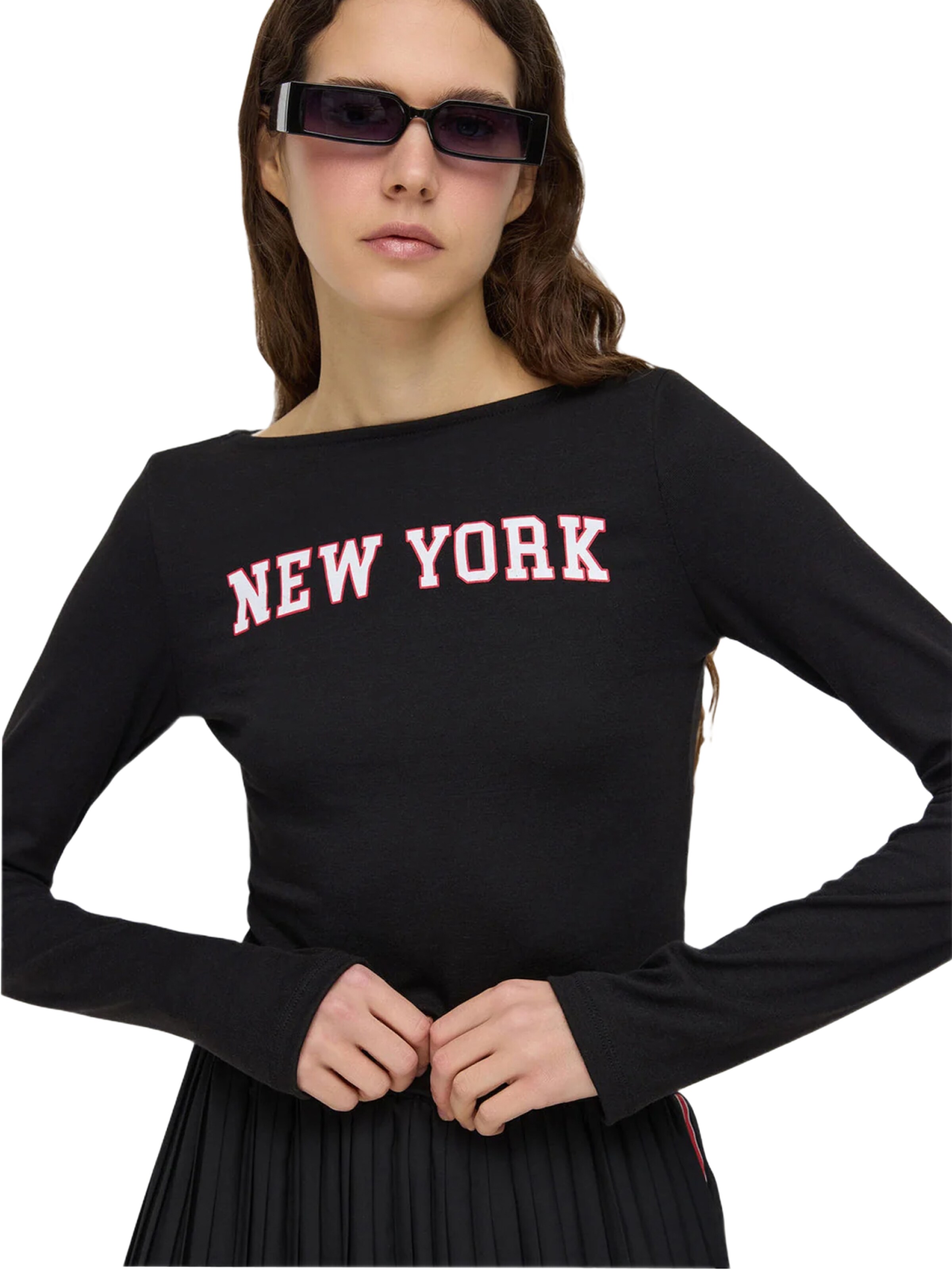 No Matter What Shirt in Zwart