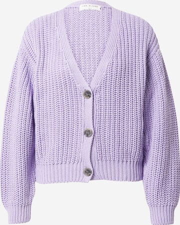 JAN 'N JUNE Cardigan 'LENA' i lilla: forside