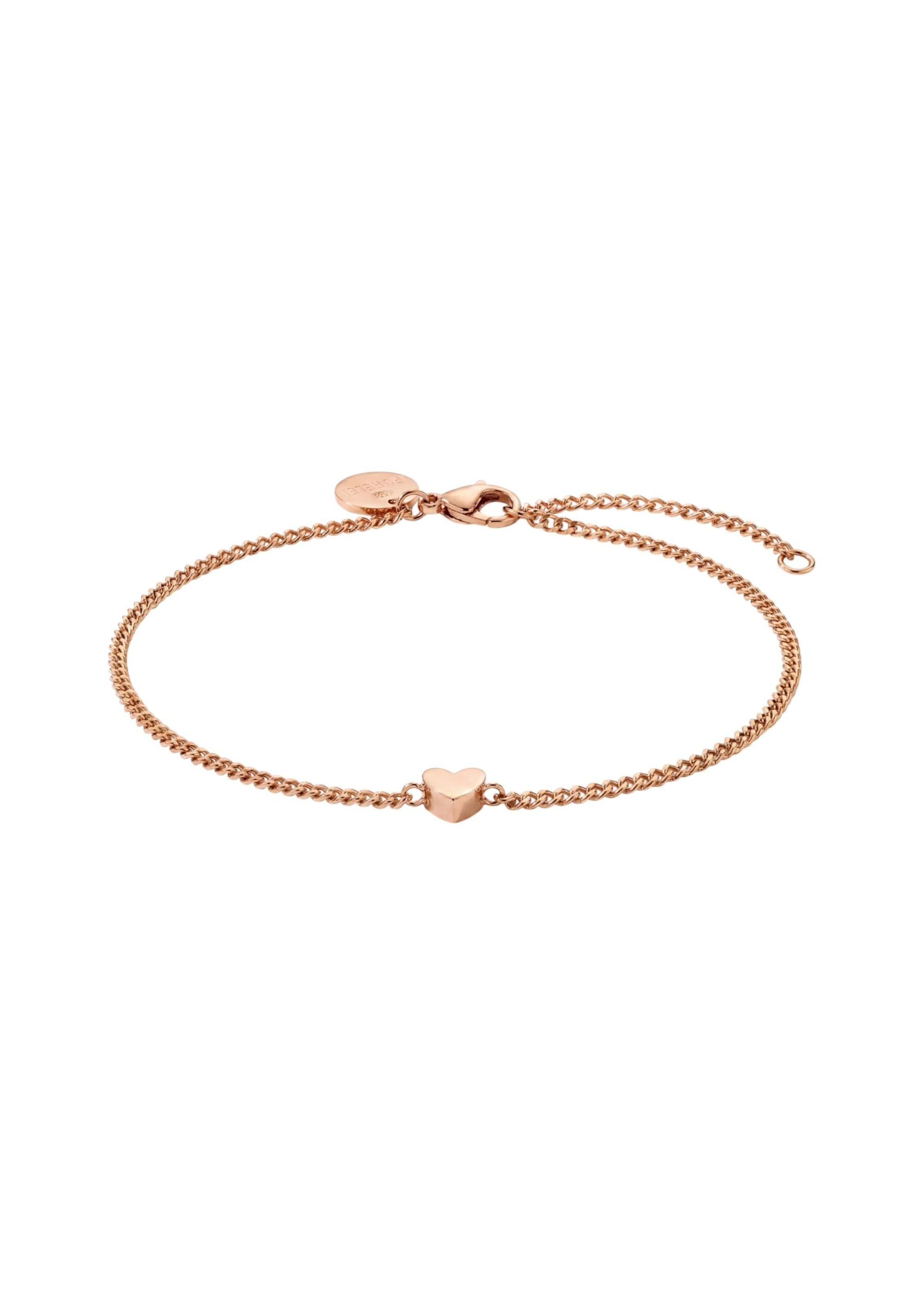 PURELEI Voetsieraden 'Tiny Heart' in Goud: voorkant