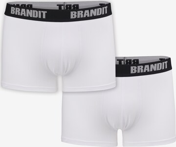 Brandit Boxeralsók - fehér: elől