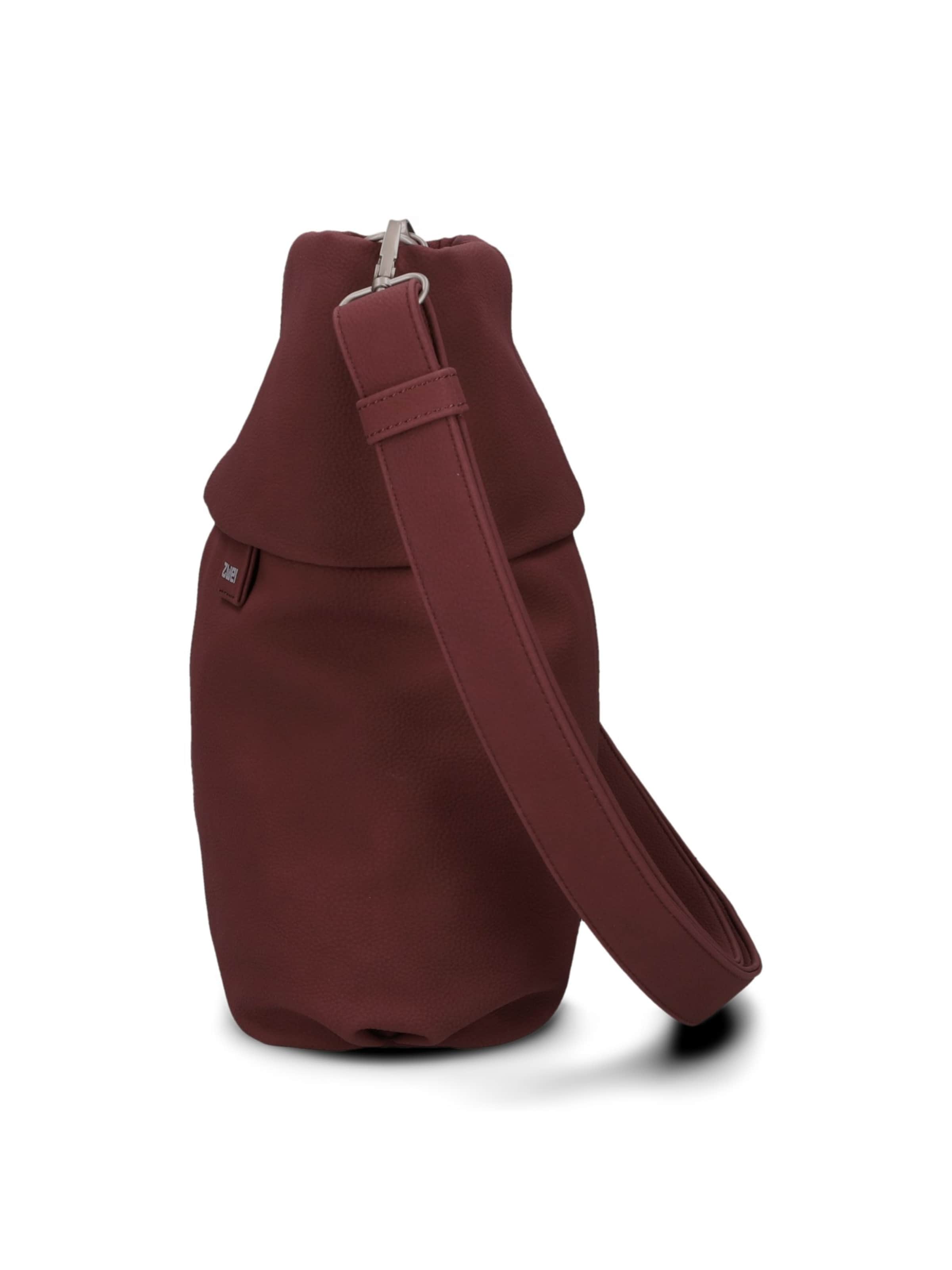 ZWEI - Bolso de hombro 'Mademoiselle' en rojo