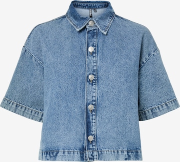 Bluză 'PCSKY' de la PIECES pe albastru: față