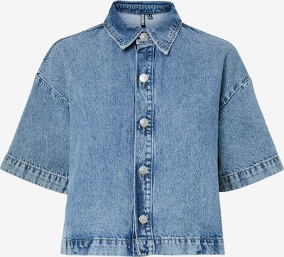 Bluză 'PCSky' PIECES pe albastru denim, Vizualizare produs