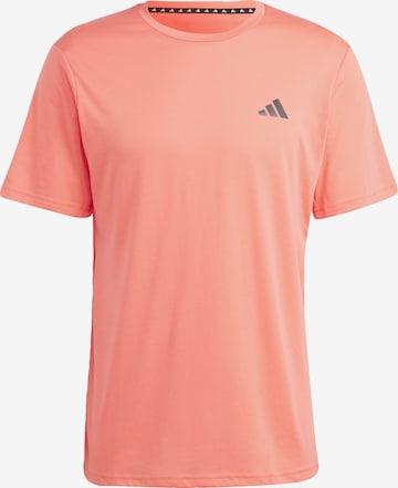 T-Shirt fonctionnel 'Train Essentials Comfort' ADIDAS PERFORMANCE en orange : devant