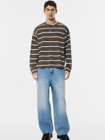 Pull&Bear Shirt in Brown