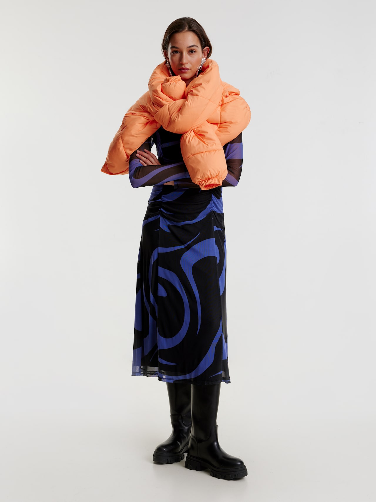 EDITED Produkte Kleid 'Calla' blau