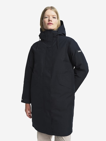 AIGLE Övergångsparkas 'GORE-TEX® & PRIMALOFT®' i svart: framsida