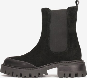 Kazar - Botas Chelsea en negro: frente