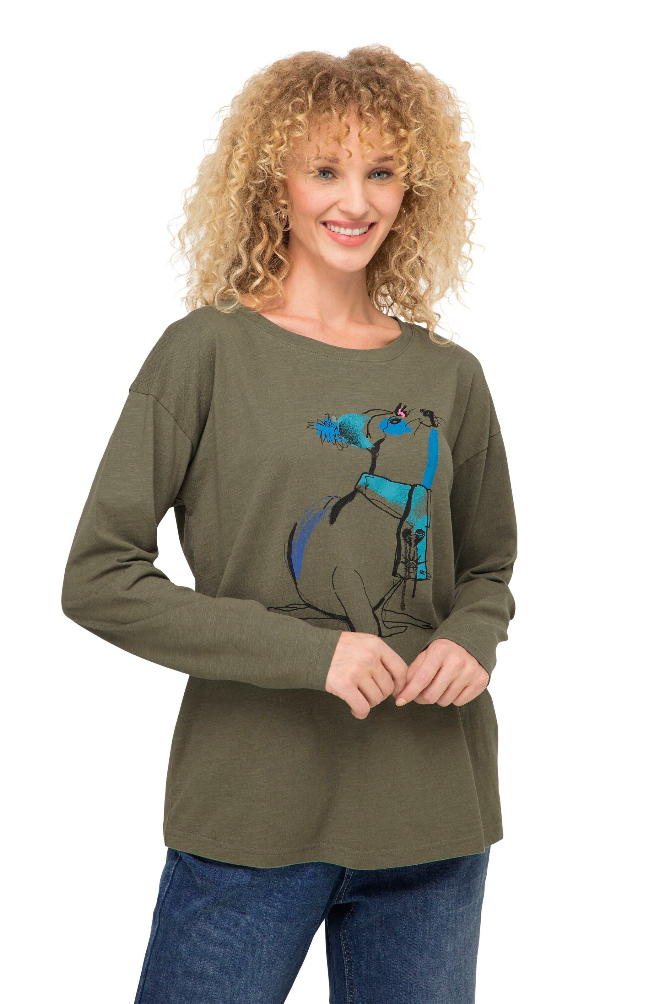 LAURASØN Shirt in Green: front