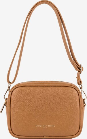Borsa a tracolla 'Borsa a Tracolla Pelle Genuina 20x15 cm Virginia Rhinè' di Virginia Rhinè in beige: frontale
