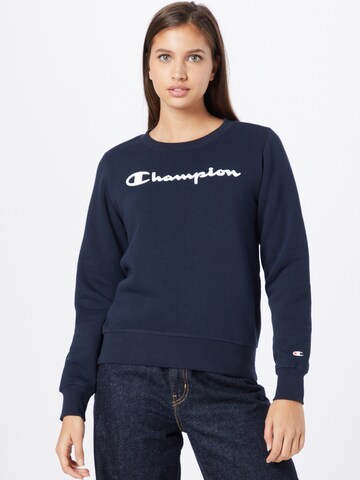 Champion Authentic Athletic Apparel Sweatshirt in Blue: front