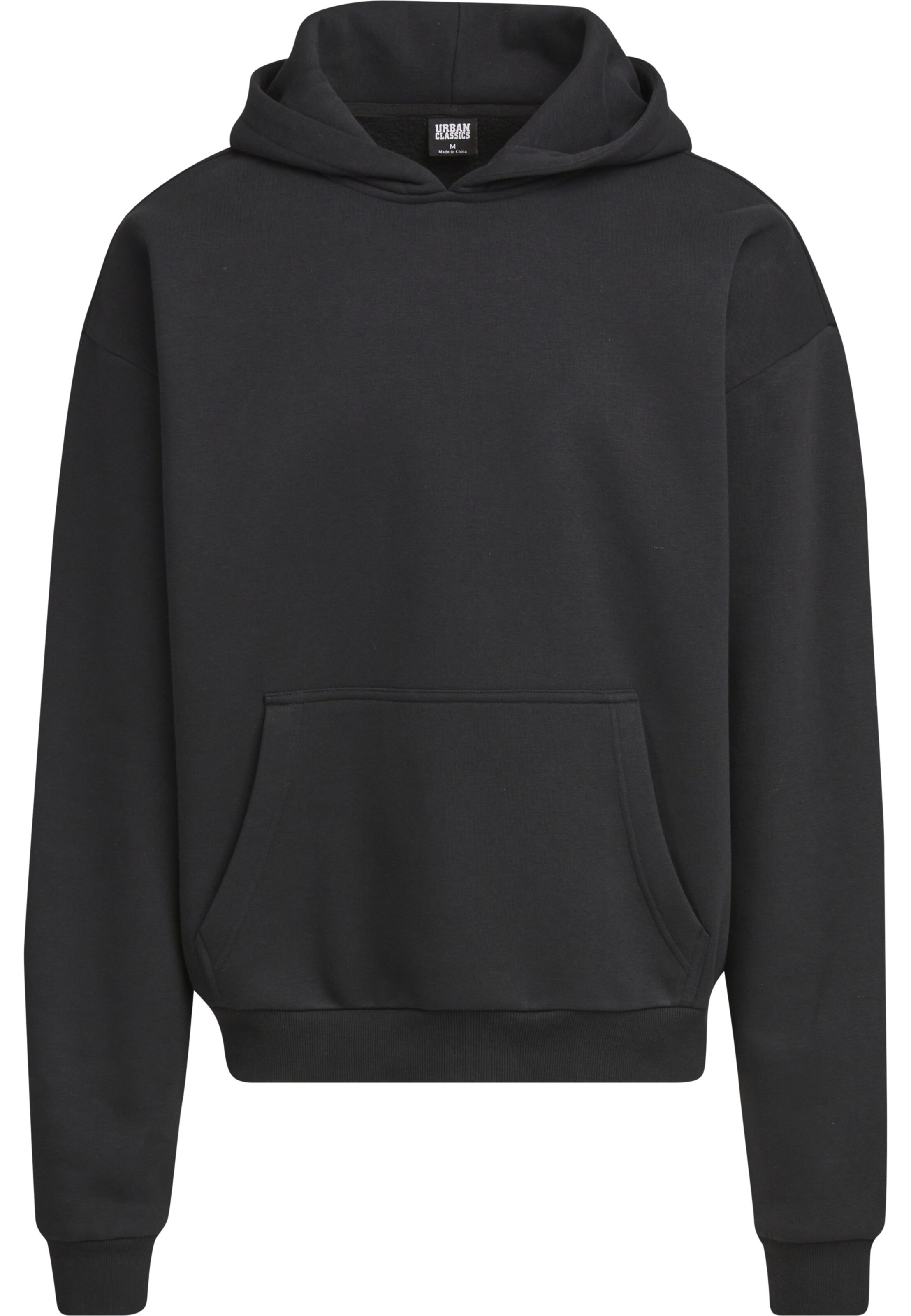 Felpa di Urban Classics in nero: frontale