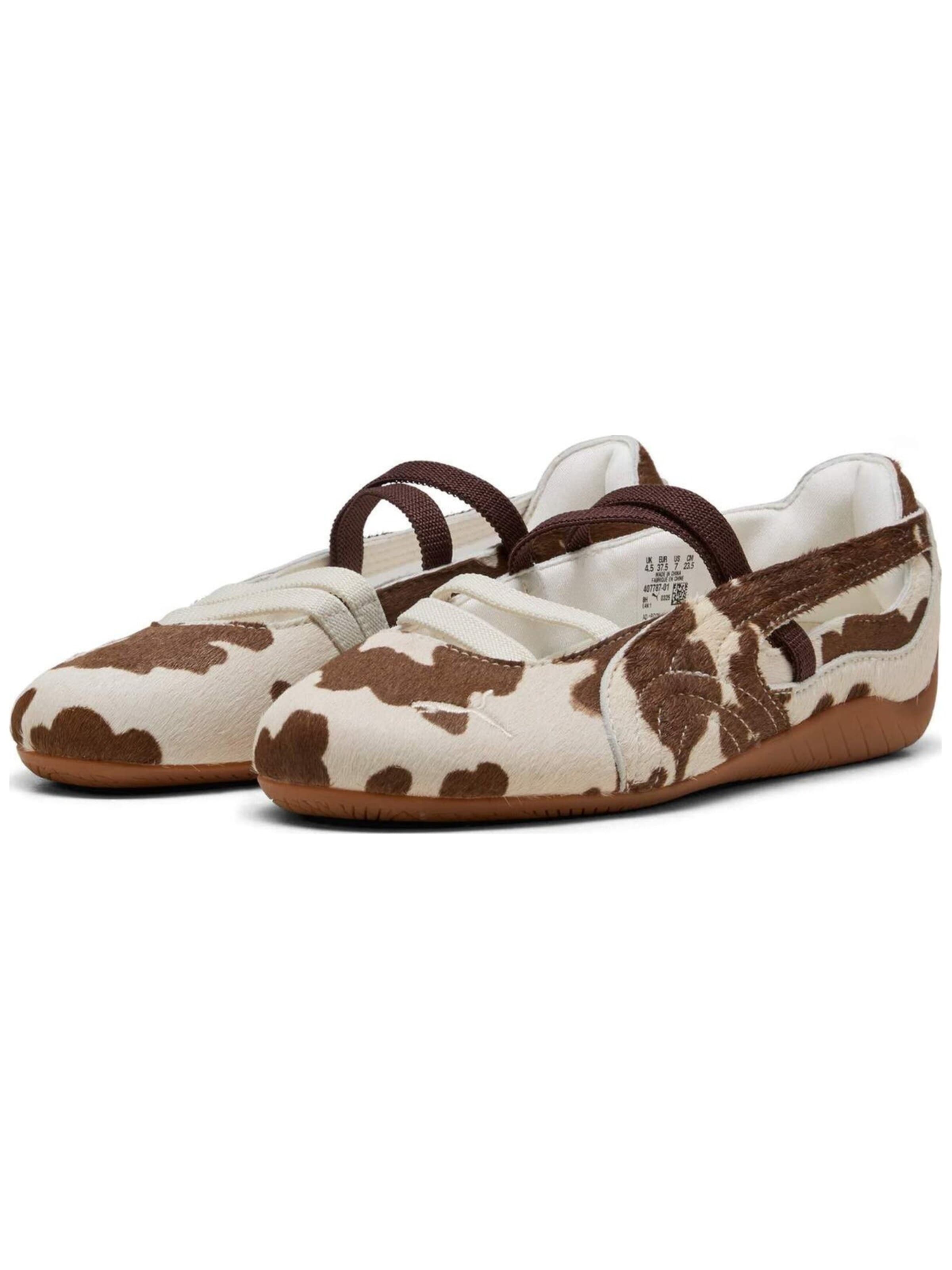PUMA Ballerina 'Puma Speedcat Ballet Cow'‌‌‌‌‌‌‌‌‌ in Braun