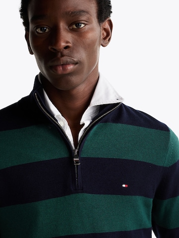 TOMMY HILFIGER Pullover in Grün