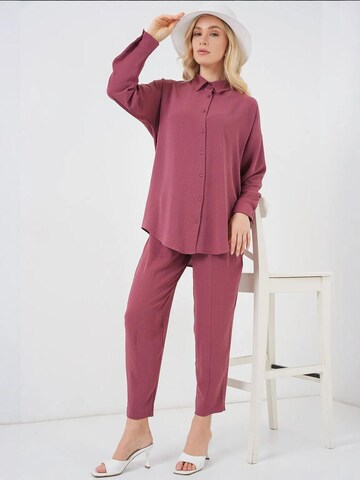 Bigdart - Calças de fato em rosa