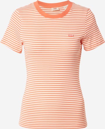T-shirt 'Rib Baby Tee' LEVI'S ® en orange : devant