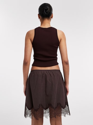 TOPSHOP Kjol 'LANI' i brun