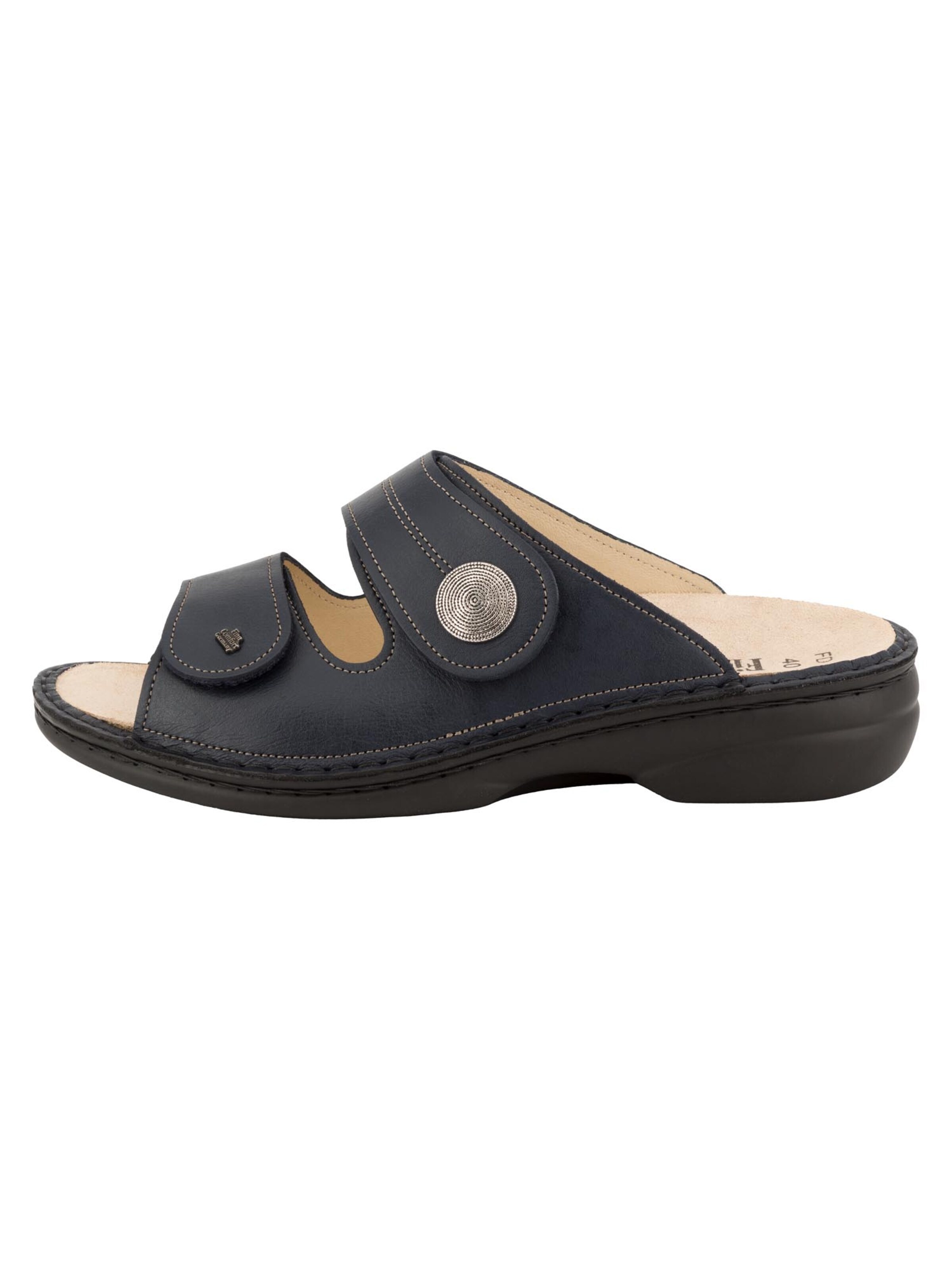 Finn Comfort Muiltjes 'SANSIBAR' in Blauw: voorkant