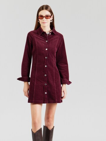 Abito camicia 'ONLZEVA' di ONLY in lilla: frontale