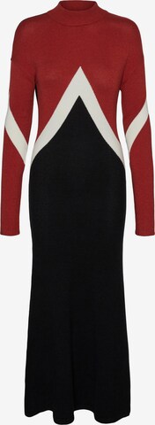 Robes en maille 'NANCY' VERO MODA en rouge : devant