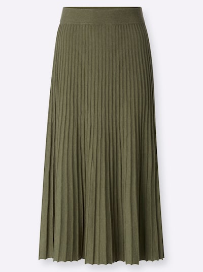 heine Rock in 34 in khaki, Produktansicht