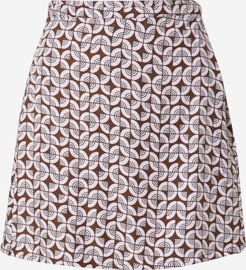 Motel Skirt 'Volto' in Brown: front