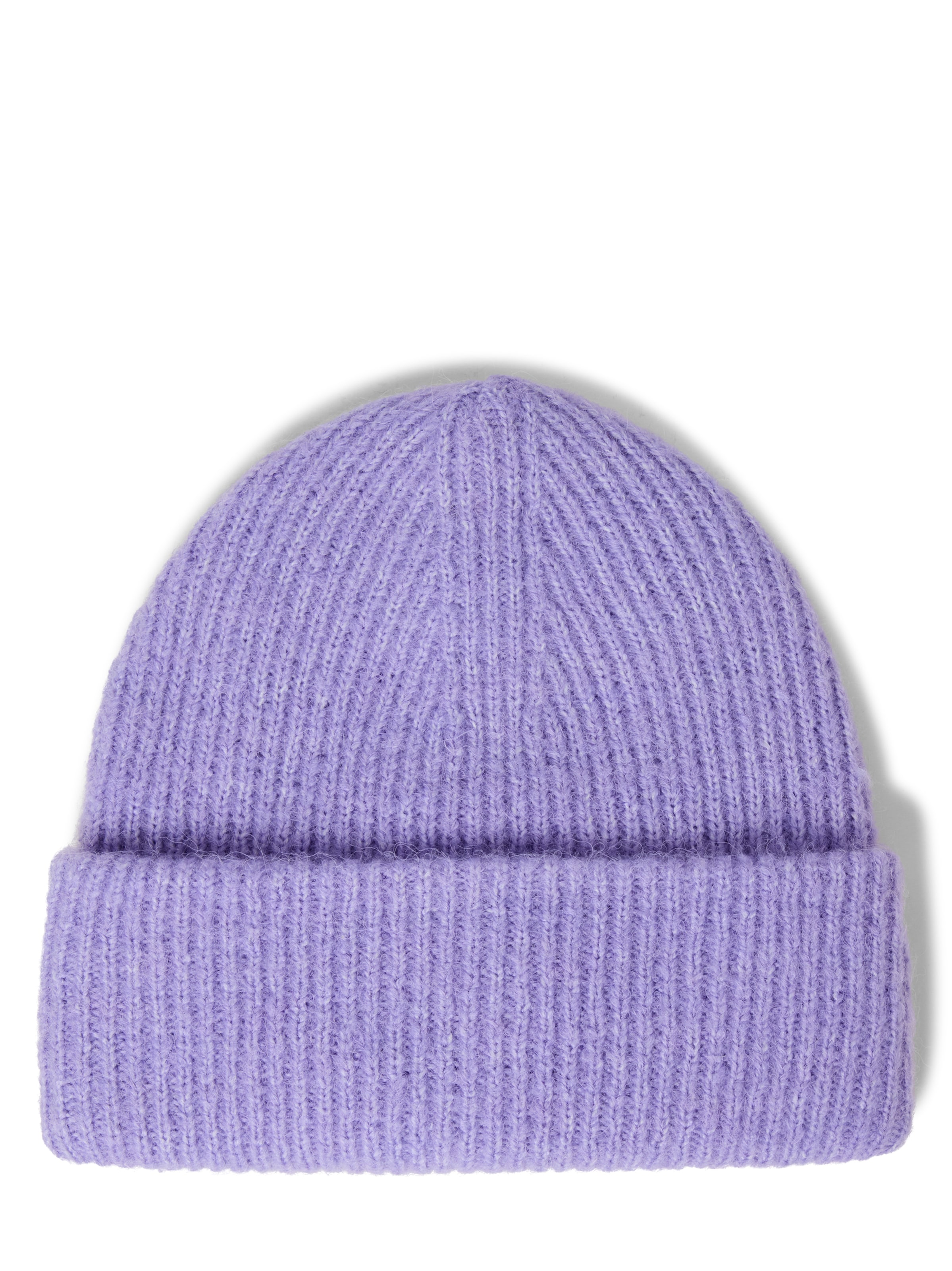 Marie Lund Beanie in Purple: front