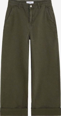Wide leg Jeans di Scalpers in verde: frontale