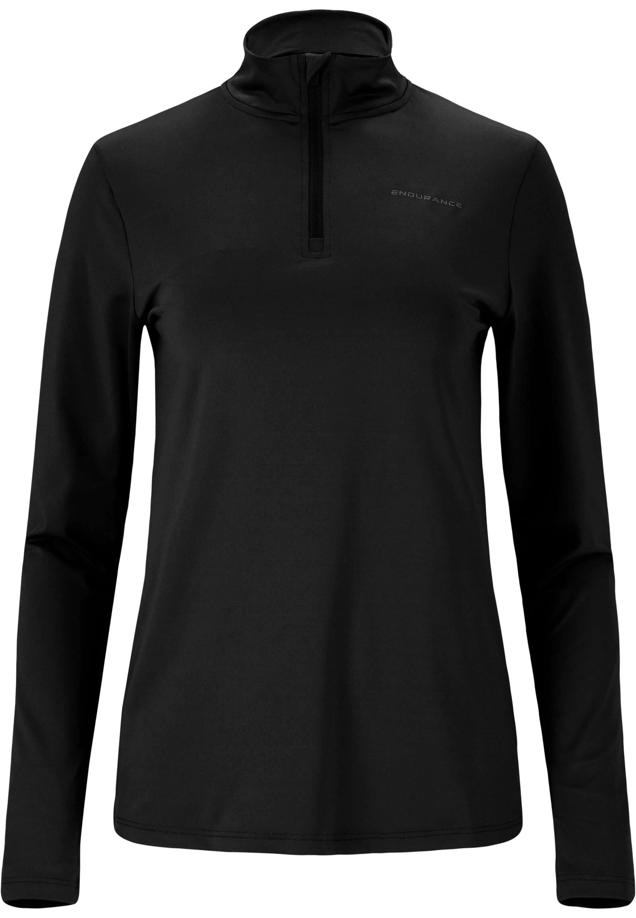 ENDURANCETehnička sportska majica 'Jaelyn' - crna boja: prednji dio